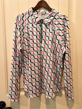 Jofit Size XXL Quarter-Zip Pullover Golf Pickleball Errands Lightweight EUC